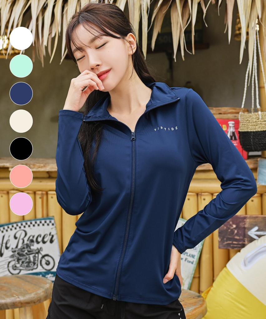 Helingbon Wonder Women'S Многофункциональный Рашгард на Молнии (9 цветов) / Rc903W (Тип B)