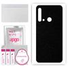 apgo Protective Skin Sticker for the Back Compatible with Huawei Nova 5i, Wrap Film, Foil, Vinyl - Pattern Matte Black