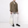 WE11DONE Plaid Back Slit Button Jacket Unisex jackets Khaki WD-CT3-20-737-U-BR