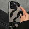 Креативный черный чехол для телефона с изображением змеи для iPhone 15 14 13 12 11 x XR Xs SE2 SE 8 7 plus pro Max PC Задняя крышка