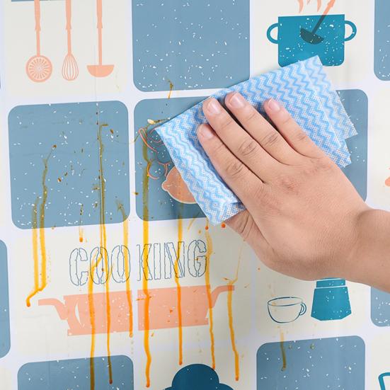 Высокотемпературный и маслостойкий кухонный мультяшный стикер на стену водонепроницаемый