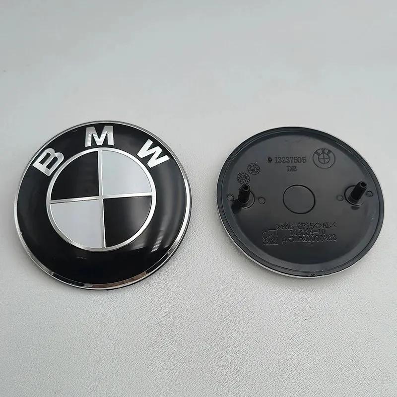 DECW8 74mm 82mm Car Logo Front Hood Rear Trunk Emblem For BMW F10 F11 F20 F30 X3 X4 X5 X6 X7 E46 E36 E39 E60 E53 E87 E90 G30 G20 G02