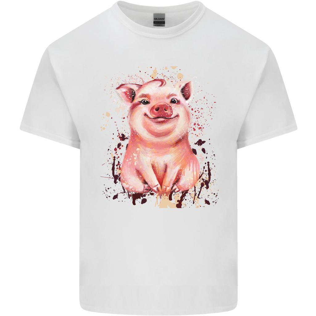 Watercolour Pig Unisexs Light Cotton TShirt
