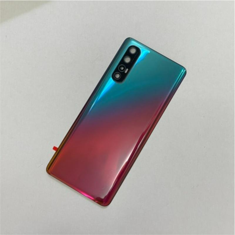 Rear Housing For OPPO Reno 3 Pro 5G PCRM00 CPH2009 Glass Battery Cover Repair Replace Back Phone Rear Case With Camera Lens
