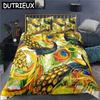 Peacock 3D Printed Bedding Set Duvet Covers Pillowcases Comforter Bedding Set Bedclothes Bed Linen 04