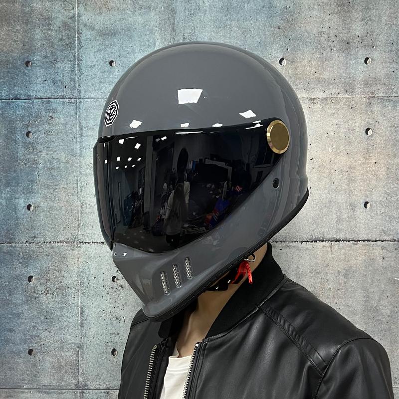Одобренный Dot, мотоциклетный шлем с полным покрытием, винтажный шлем Cafe Cruiser, линзы из поликарбоната, подкладка из замши