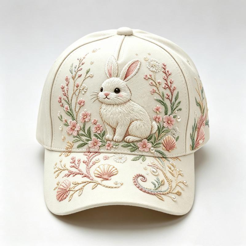 New D Digital Printing Butterfly Baseball Cap Morning Garden Adult Cap Peaked Cap Pastoral