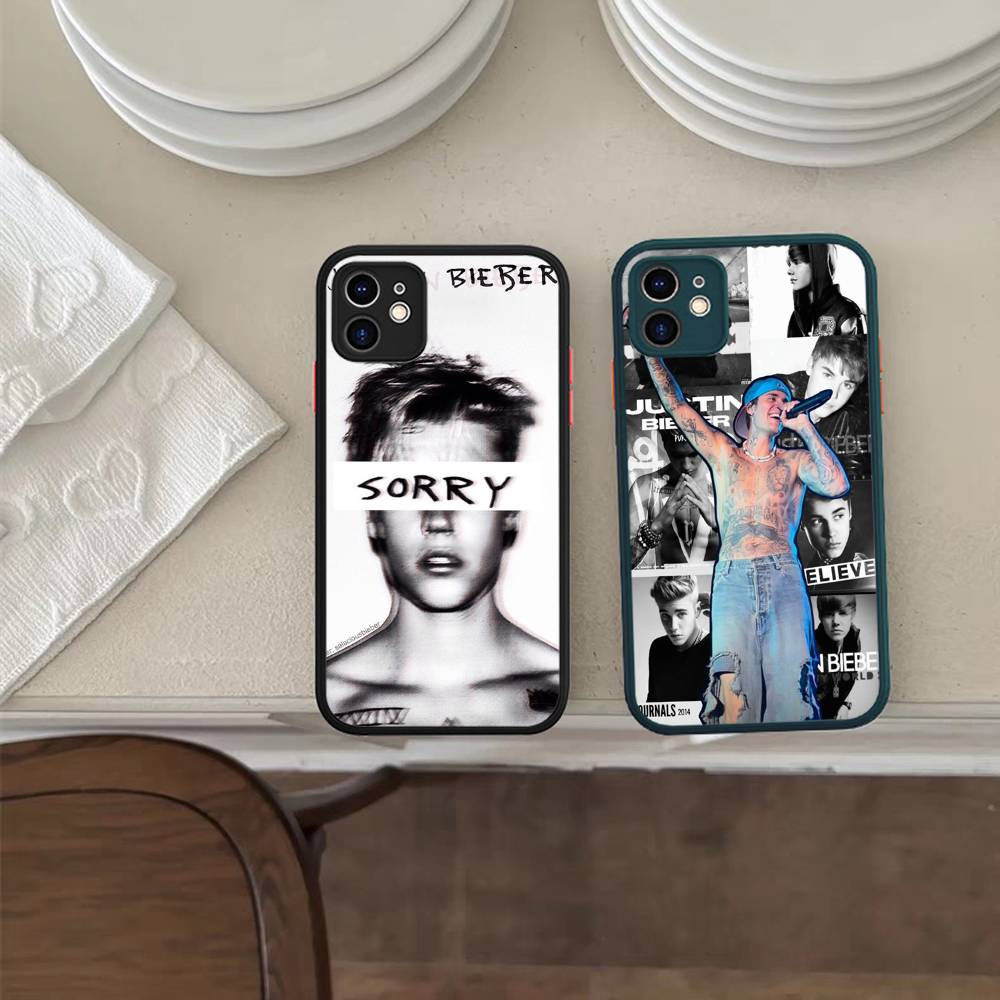 Чехол для телефона певца Джастина Бибера для iPhone 13 12 X XS MAX Pro Max 16 15 11 14 Pro Max Ударопрочный матовый чехол