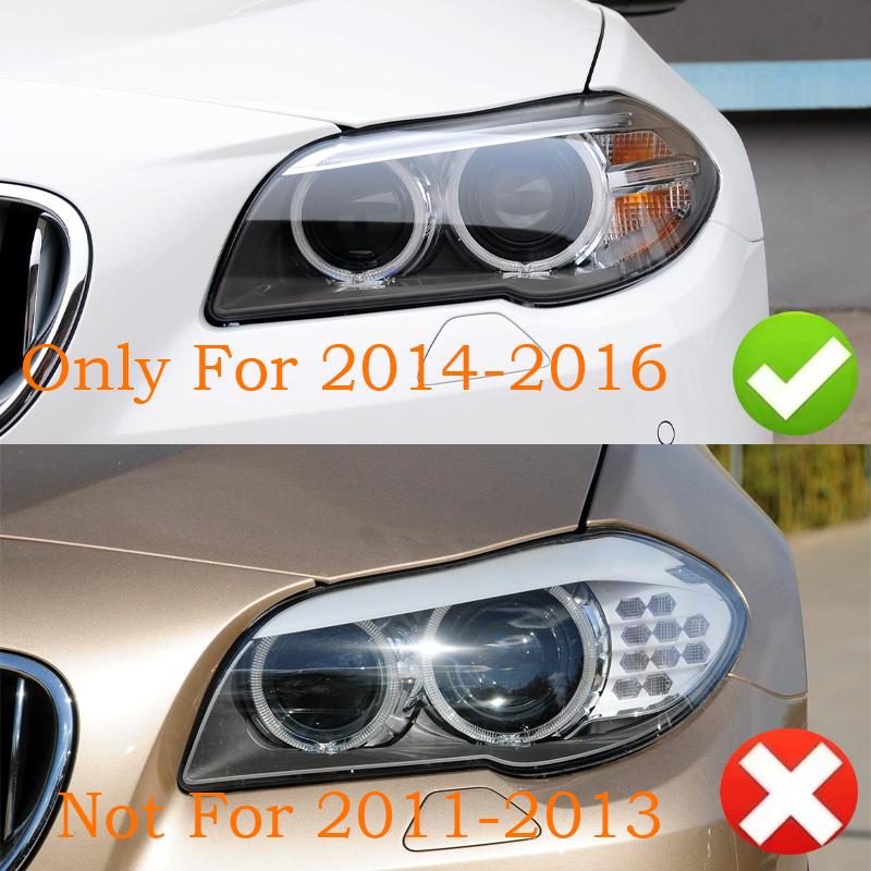 Белый Светодиодный Модуль Ангельских Глаз Дневных Ходовых Огней DRL для BMW 5 серии F10 2014-2017 OEM 63117343876