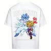 Dragon Ball Wukong and Wufan Mens Tshirt 2026 Summer Anime Printed Street Style Fitness and Leisure Outdoor Daily Loose Tshirt