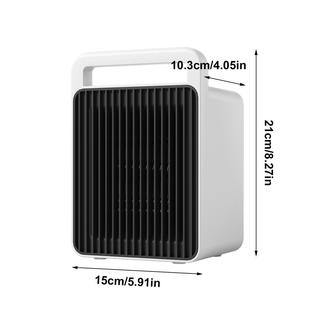 Heater Portable Small Space 900W Heater Fast Heating Lightweight Desktop Warm Air Heater Indoor Home Office Household