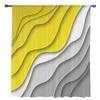 Желтый серый градиент геометрический абстрактный оконные шторы прозрачный шифон тюль занавеска для дома гостиная фон украшение