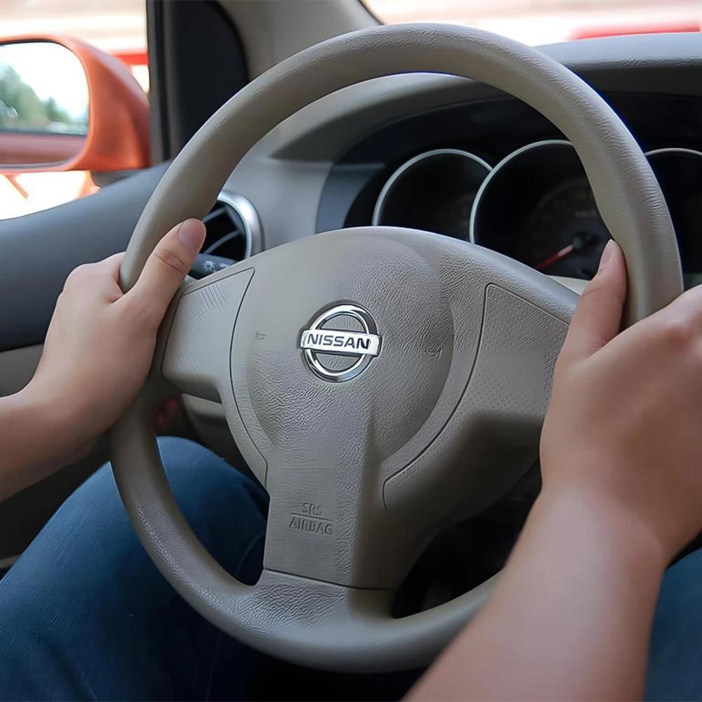 Эмблема на руль для салона автомобиля Модные декоративные аксессуары Для Nissan Nismo Tiida Teana GTR Juke Note Versa Almera Sentra
