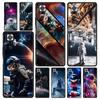Cute Astronaut Moon Luxury Phone Case For Xiaomi Redmi Note 12 11 10 Pro Plus 9S 9 8 7 9T 8T 9C 9A 5G K40 Gaming Silicone Cover
