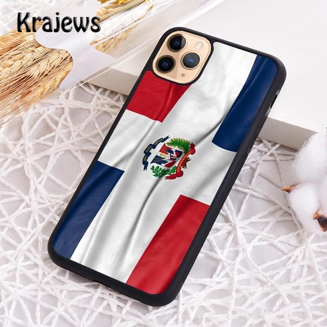 Krajews Dominican Republic Coat Of Arms Phone Case Cover For iPhone 17 Air 16 15 14 plus 11 12 13 pro max Fundas