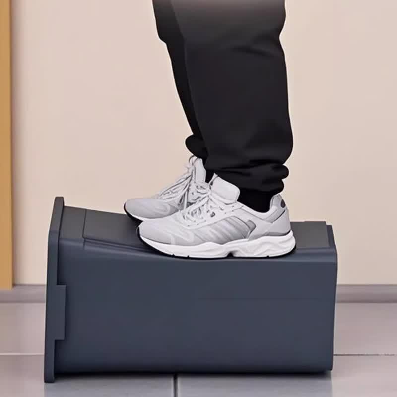 Yonghao Yinghong 40L Lidless Gray Trash Can