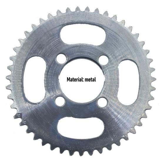 Motorcycle Rear Sprocket Ultra-light High Strength Replacement 25H 47-Tooth Electric Scooter Sprocket Motorbike Accessories