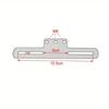 Черный/хромированный универсальный держатель номерного знака для мотоцикла, кронштейн для крепления заднего фонаря