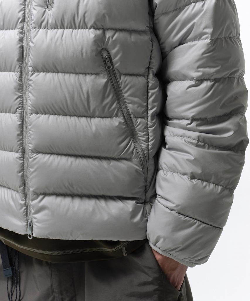 Musinsa Standard [City Leisure] Hooded Light Down Jacket [Light Grey]