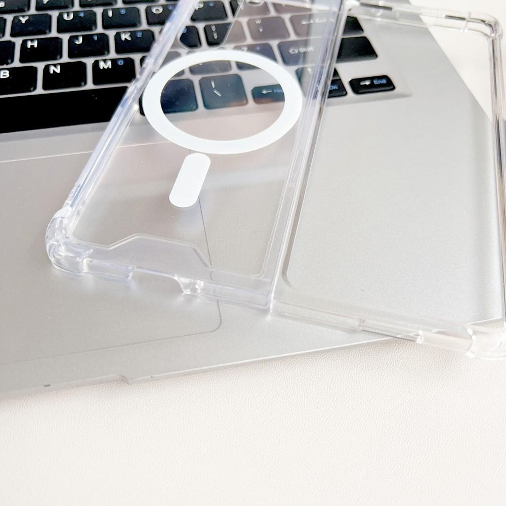 Samsung Galaxy Z Fold5 5G Case for MagSafe, Dropproof Magnetic Transparent