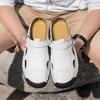 38-48 Летние мужские кожаные пляжные сандалии большого размера