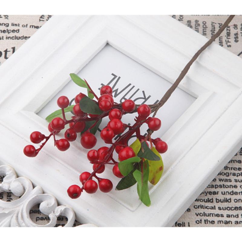 3 шт. Мини Искусственный Ягодный Цветок Рождественский Фрукт Искусственная Ягода Симуляция Пена Цветок Украшение Свадьба Семейная Настольная Композиция