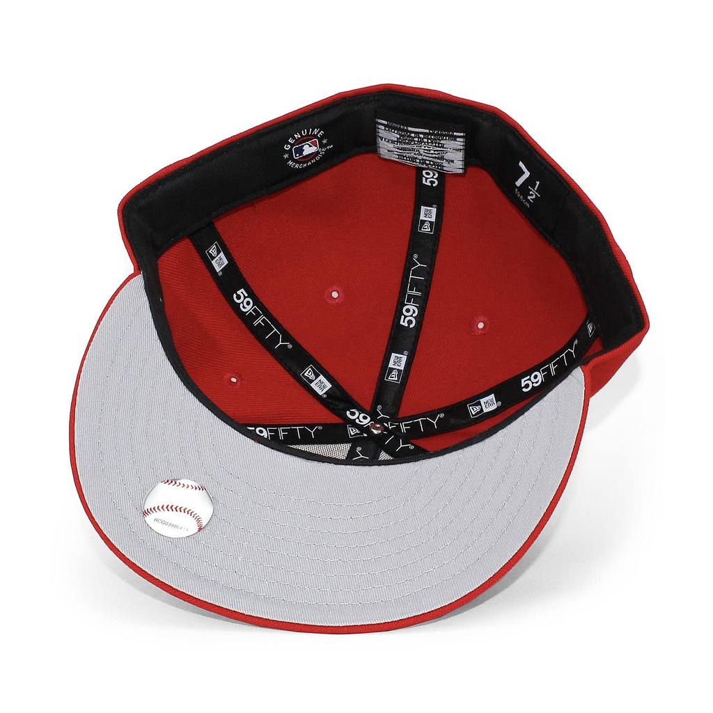 [New Era] 59FIFTY Boston Red Sox [MLB TEAM-BASIC FITTED CAP] BOSTON RED SOX Шапка Главной лиги бейсбола Красная 5950 (7-18 (приблизительно. 56,8 см)) [Использовал]