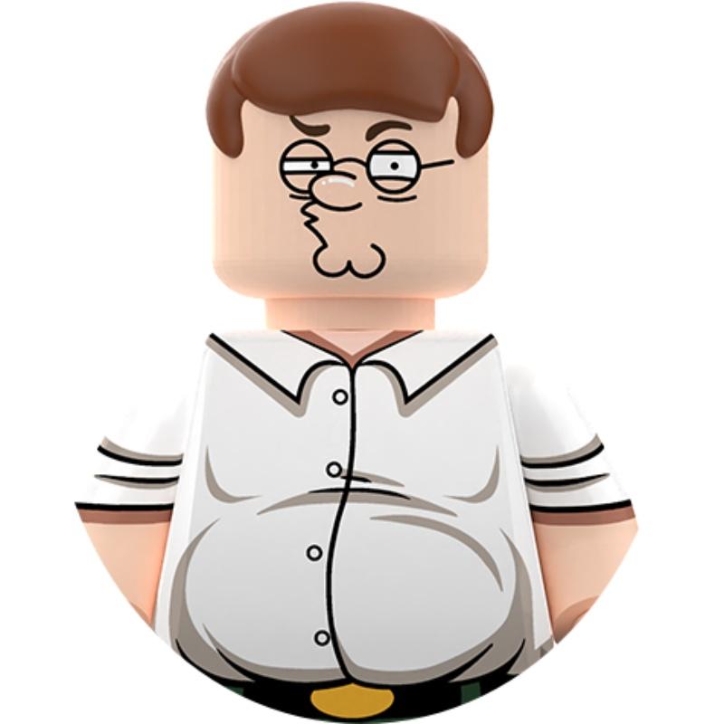 Набор из 5 фигурок Питера из аниме «Гриффины» с 5 разными выражениями лица, детализированными чертами лица и классическими нарядами