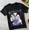 Футболка Мисато Асука Neon Genesis Evangelion Кавай Аниме Черная Футболка Все Размеры