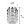 Aluminum Valve Stem Caps 4Pcs Universal Dustproof Protective Covers for Car Motorcycle Bicycle Tire Accessories Valve Stems 1