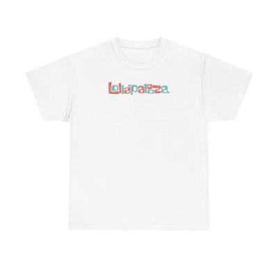 Футболка для музыкального фестиваля, Топы, Футболка Lollapalooza, Хлопковая футболка унисекс, Одежда для концертов,