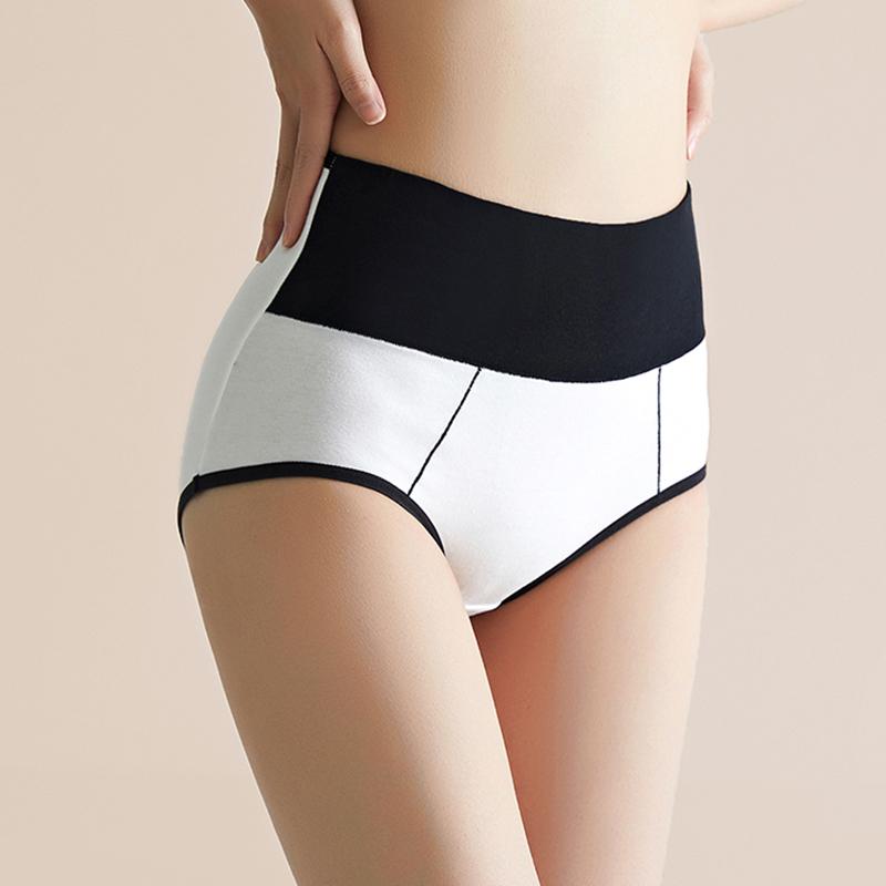 Плюс размер M-XXXL, женские хлопковые трусики с высокой талией, женское нижнее белье, бесшовные трусы, женское нижнее белье