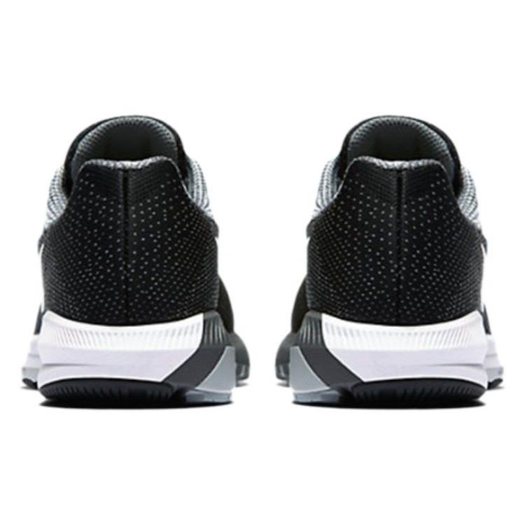 Nike Черные женские кроссовки Air Zoom Structure 20 Cool-Grey-Wolf-Grey-White 849577-003