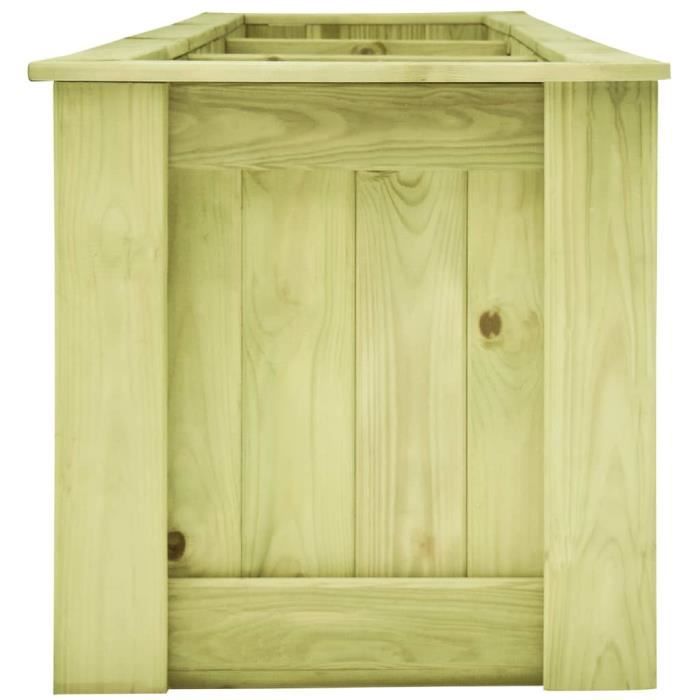 VidaXL Raised Planter 291x50x50 Cm Impregnated Pine Wood