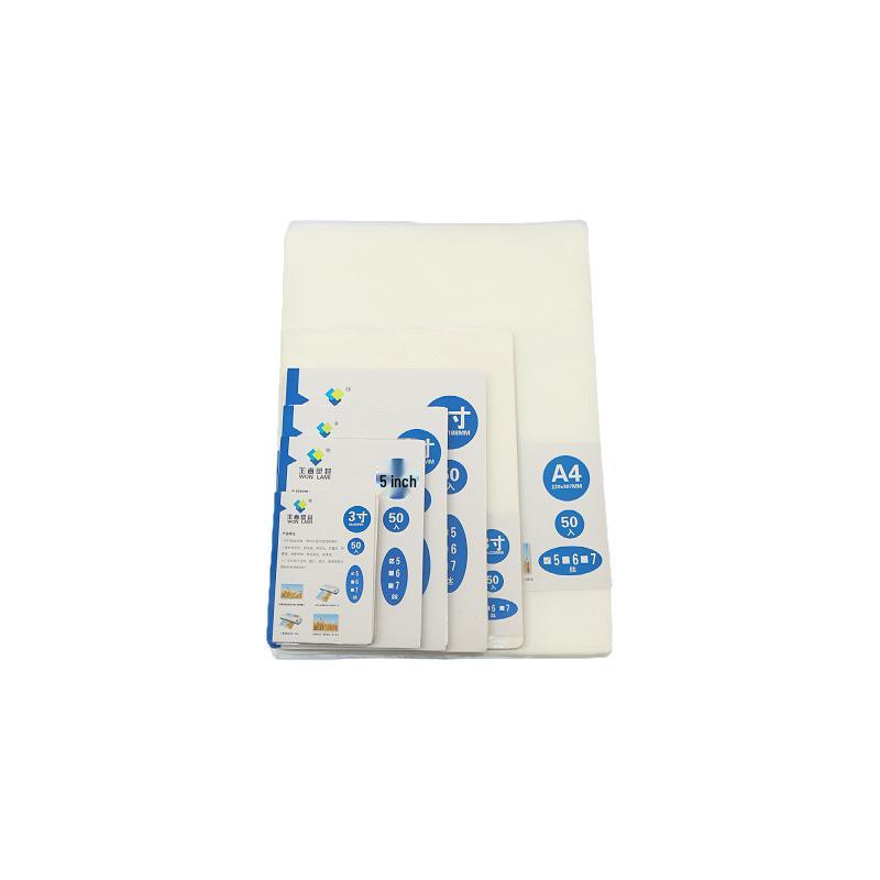 King Laminating Film Set: Multi-Size A4, 3-8 Inch, High Definition Card Protector