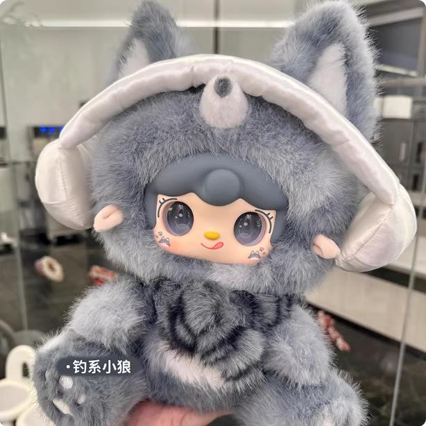 Yooki Plush 400% Idol Doll Cute Soft Toy for Girls Fashion Play Collectible Gift for Holiday Birthday Home Decor