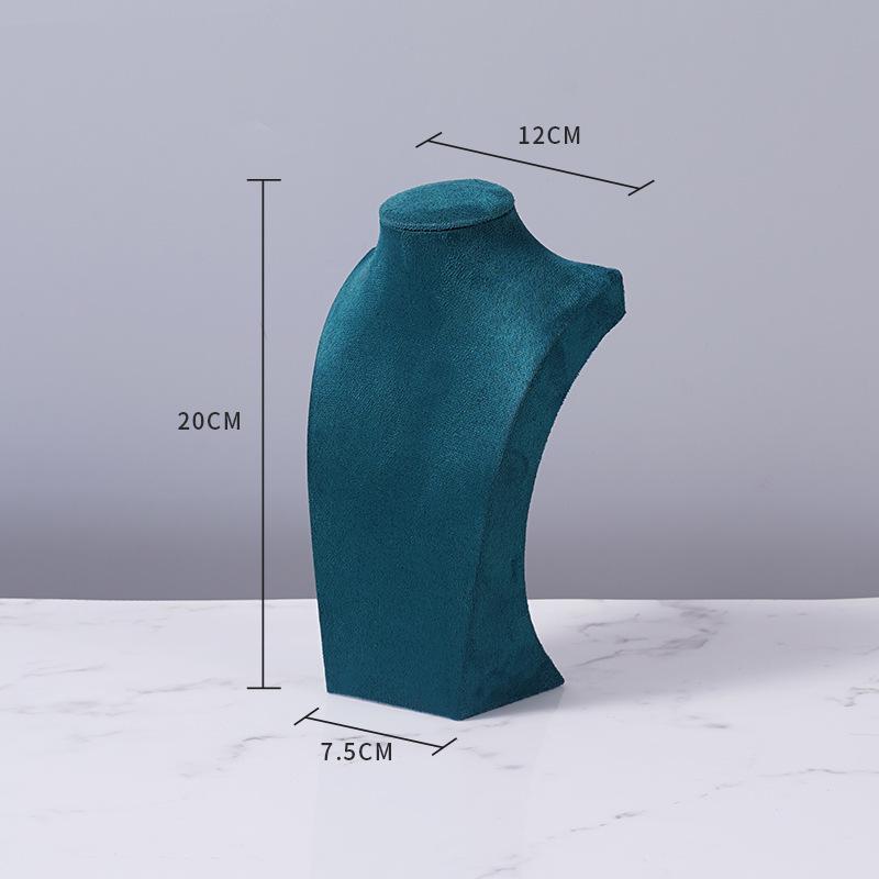 Flannel Necklace Display Stand - Portrait Jewelry Holder