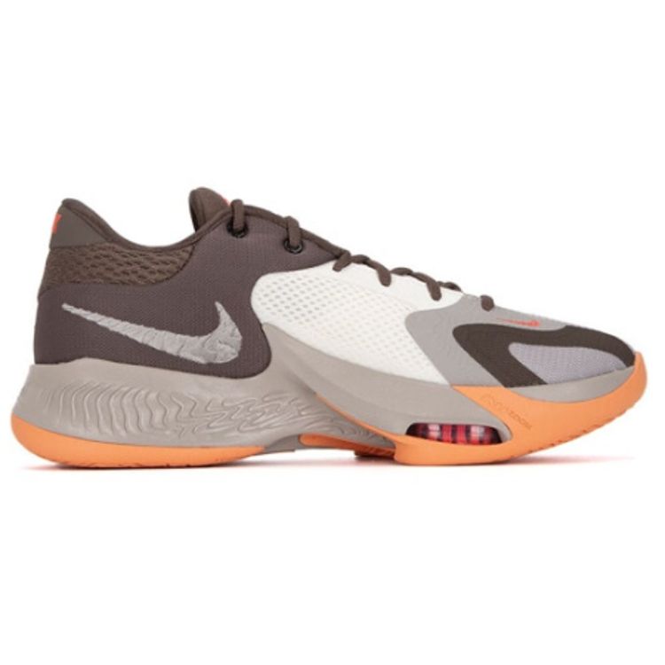 Nike Мужские кроссовки Zoom Freak 4 EP Letter Bros Brown Ironstone Orange-Trance DJ6148-003