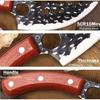 Stainless Steel Boning Knife With Knife Sheath Professional Kitchen Chef Knife Handmade Forged Knife Barbecue Knife