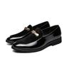 Men's PU Leather Loafers Slip-On Shoes Nightclub Party Casual Comfortable Dress Shoes Men Pointy Toe Formal Business Footwear