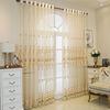 European Luxury Atmospheric Embroidery Window Curtain Living Room Balcony Bedroom Partition Sunshade Villa Curtain