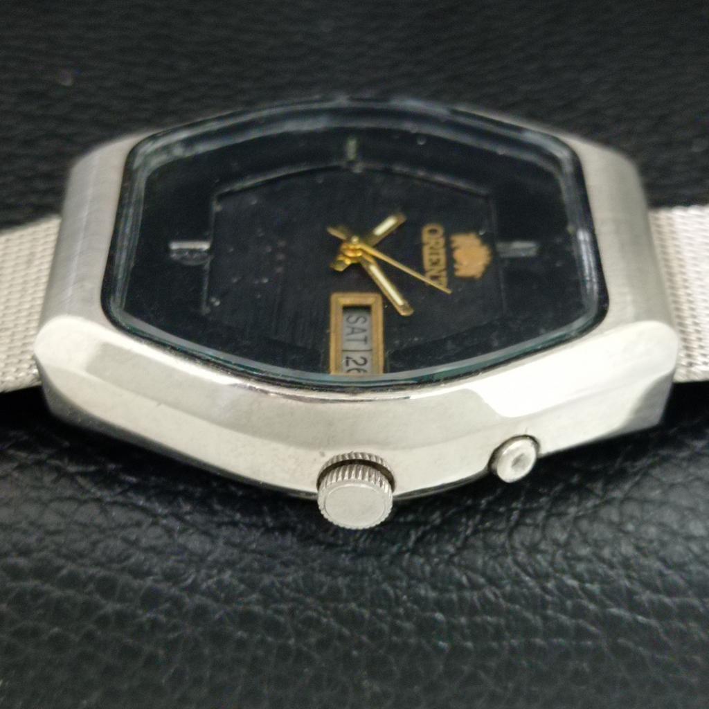 Orient КРИСТАЛЛ АВТОМАТИЧЕСКИЕ 46943 ЯПОНИЯ МУЖСКИЕ ВИНТАЖНЫЕ С ОРИГИНАЛЬНЫМ ЦИФЕРБЛАТОМ ЧАСЫ a705003-1