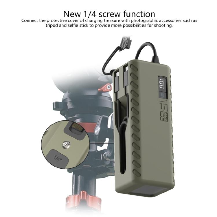 Силиконовый защитный чехол для CUKTECH No.15SE с функцией зарядки, удобный для переноски, с органайзером для кабелей, подходит для путешествий