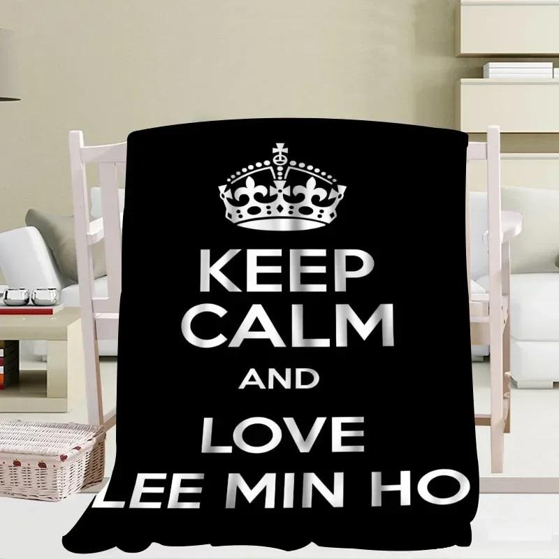 Индивидуальное одеяло Kpop Ли Мин Хо Тр/ Фланелевая флисовая ткань Одеяло Новогоднее украшение Удобное теплое Супер мягкое Спальня