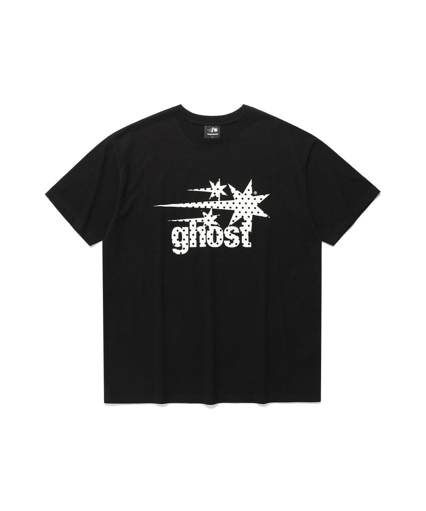 NICEGHOSTCLUB Футболка с точечным символом_Черная(Ng2Fmut516A)