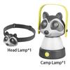 Children's Camping LED Lantern Animal Flashlight Outdoor Waterproof Camping Travel Lamp with 3A Battery for Kid Birthday Gifts