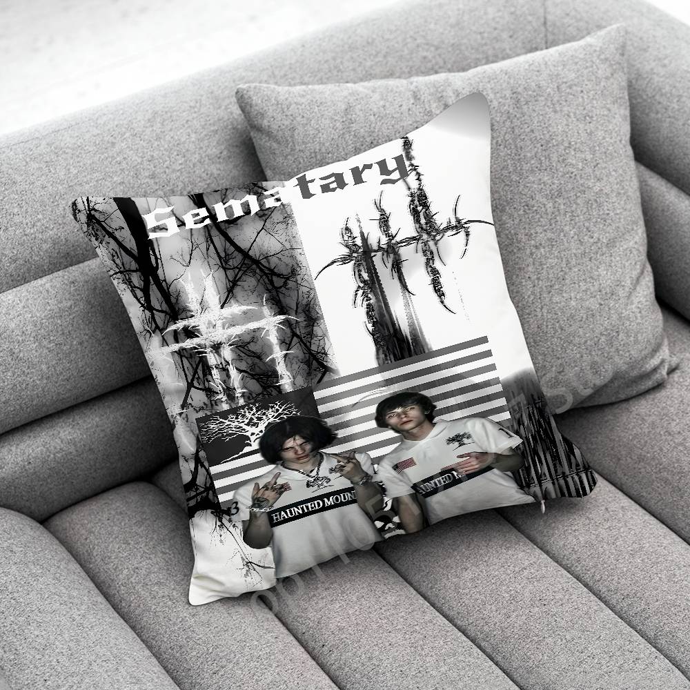 S-Sematary Butcher House Haunted Mound Throw Pillow Case For 45X45Cm 40X40Cm 55X55Cm 50X50Cm 30X30Cm Square Car Pillowcase Shell