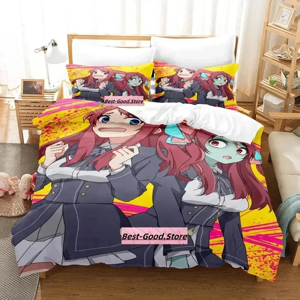 Новый комплект постельного белья Zombie Lplus Saga Beding Set С принтом Комплект постельного белья С наволочкой Мягкое одеяло Мягкая односпальная двуспальная Queen Super King-размера Размеры
