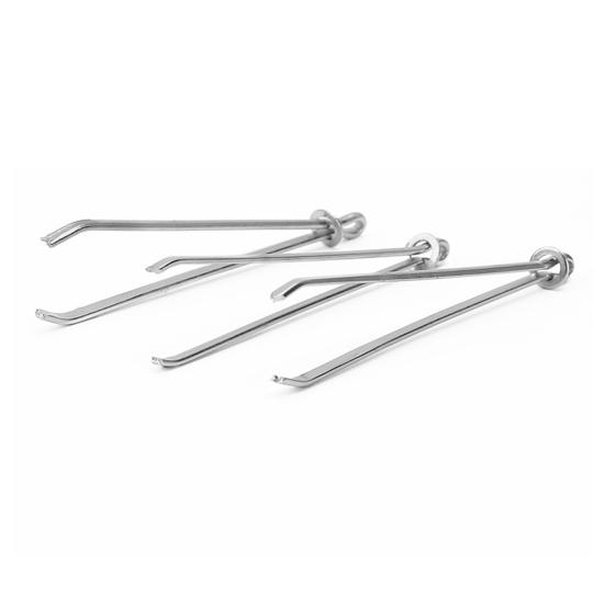 4/8 Pcs Drawstring Threader Tool Set Stainless Steel DIY Rope Wiring Clips Sewing Tool Easy Draw String Clip Replacement