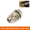 Car Modified Accessories DIY Turbos Oil Pan Oil Sump Return Drain Adapter Bung Fitting 10AN To M18x1.5mm No Weld